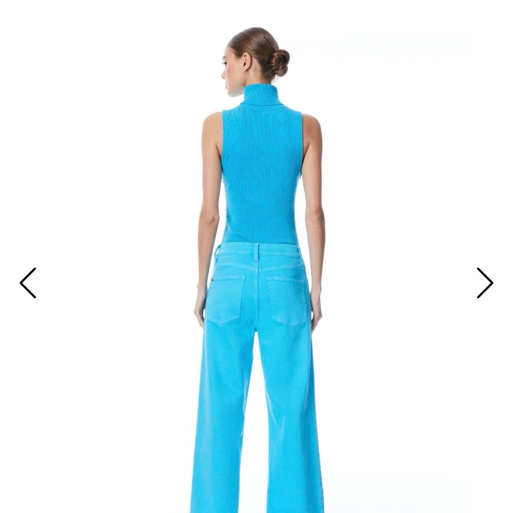 NWT Alice + Olivia sophia pants- jeans size 26 - Picture 6 of 16
